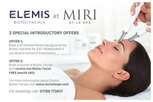 Elemis beauty treatment offers