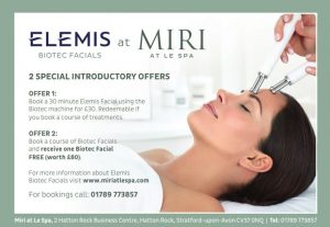 Elemis beauty treatment offers
